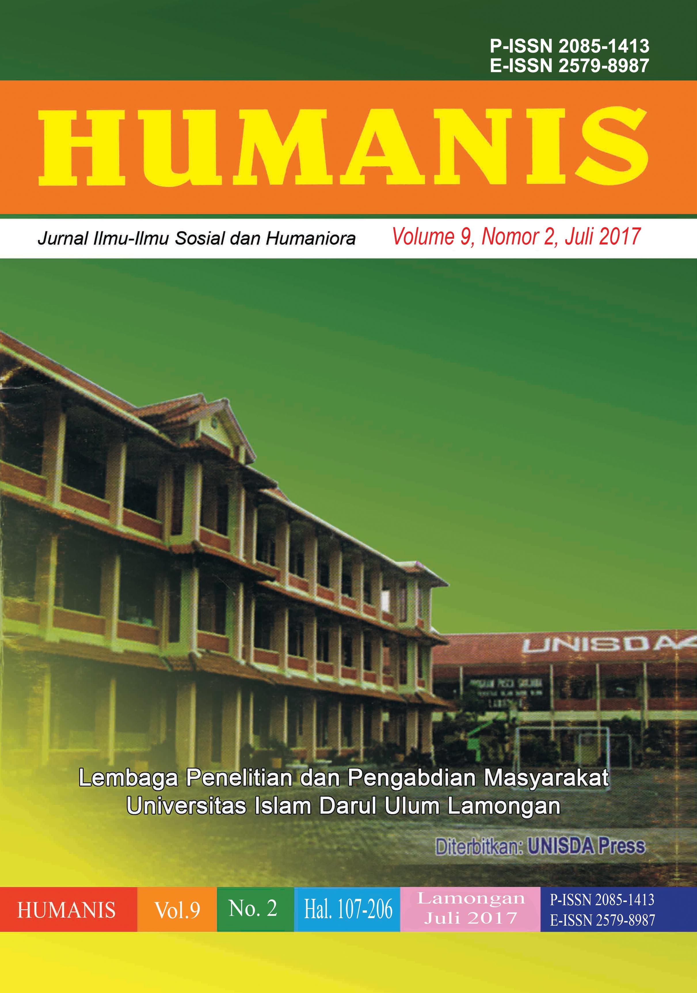 Humanis: Jurnal Ilmu-Ilmu Sosial dan Humaniora